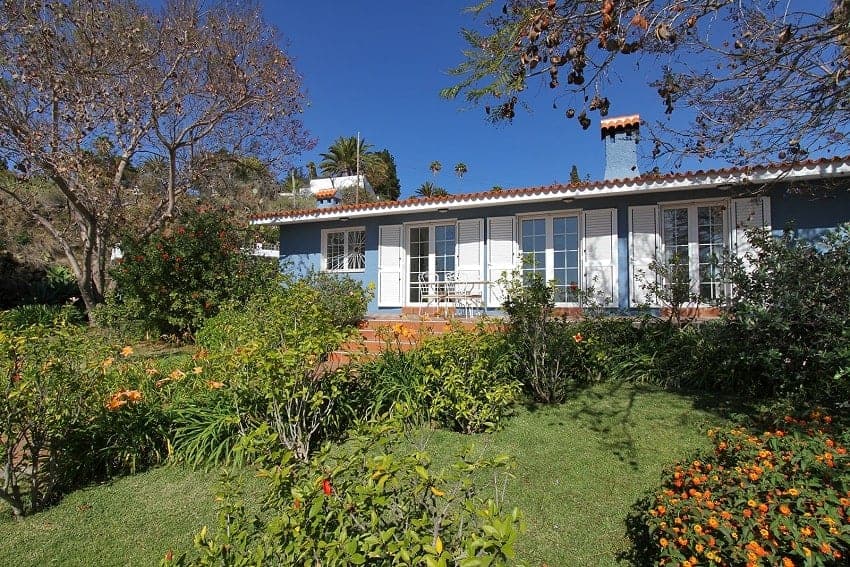 Außenansicht, Casa Calma, Ferienhaus La Palma Pool