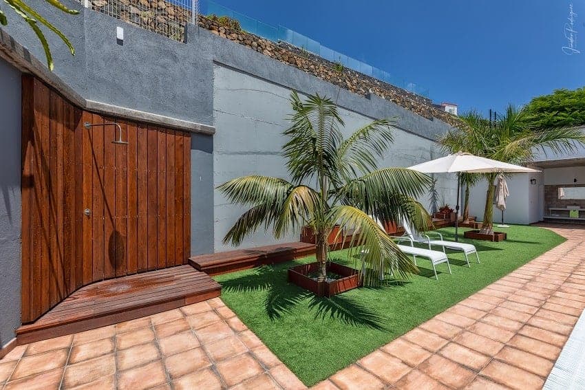Außendusche, Casa Dianayer, Ferienhaus La Palma Los Llanos
