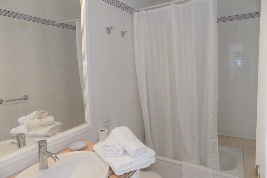 Bad, Apartment La Regata Atico, Ferienwohnung Puerto Naos