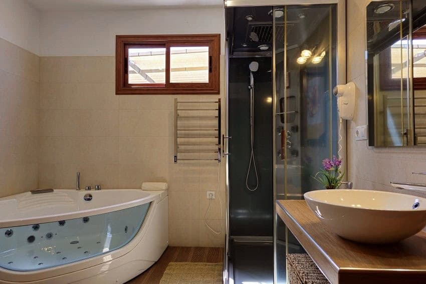 Bathroom, Casa Mica, Holiday Rental Tijarafe