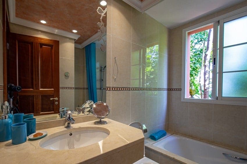 Bathroom, Casa Ocanto, Holiday Home with Pool La Palma, Tijarafe