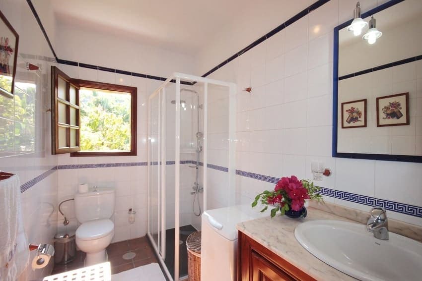 Baño, Casa Paula, Casa Rural en La Palma con Piscina