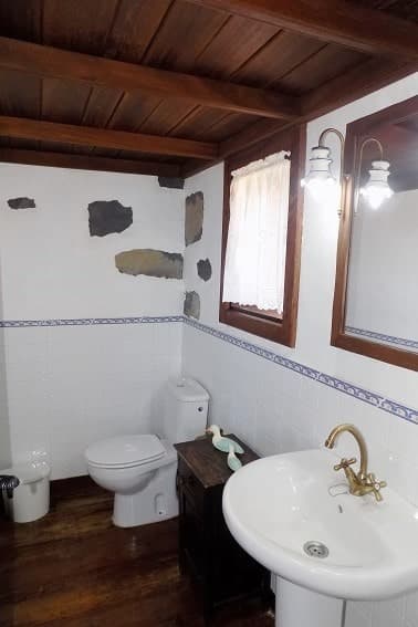 Bad, Casa Teresa, Günstiges Ferienhaus La Palma