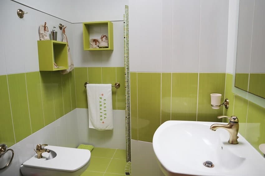 Bad, Casita Paraíso, Ferienhaus Fuencaliente, La Palma