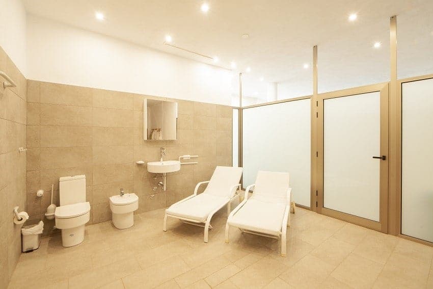 Bathroom, Sauna, Villa Alegranza, Villa with Heated Pool La Palma