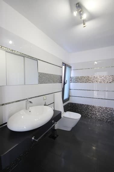 Bad, Villa Espejo, La Palma Ferienhaus