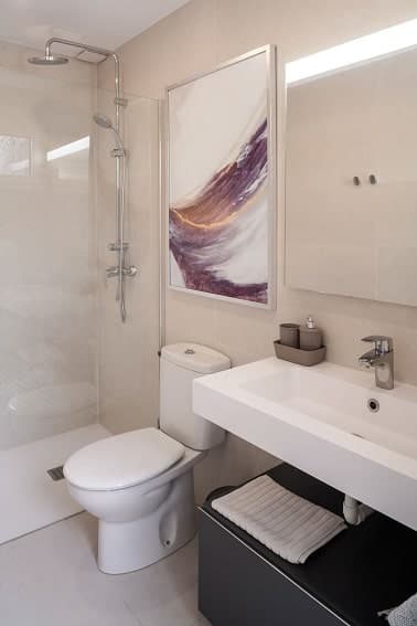Baño, Villa Sunrise A, Villa con Piscina Lanzarote
