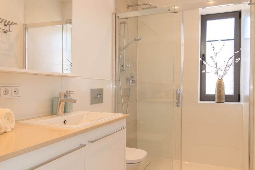Bathroom with Shower, The Blue Casa, Luxury Villa Puntagorda