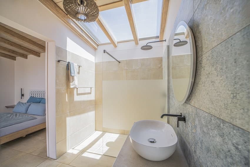 Badezimmer 1, Villa SkyView, Villa La Punta mit Pool, La Palma