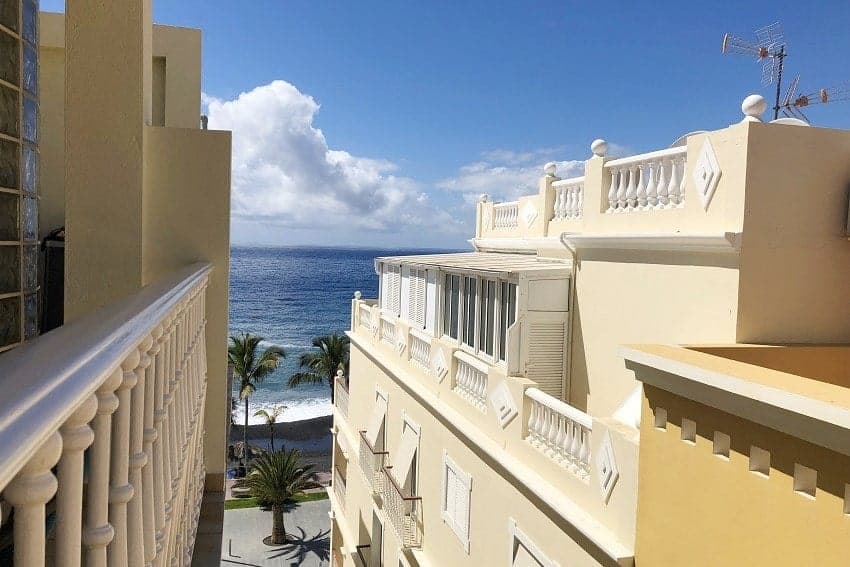 Balkon, Apartment El Faro 2, Ferienwohnung am Meer
