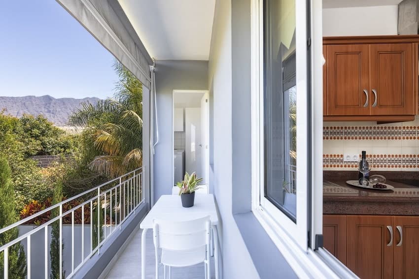 Balkon, Villa Montserrat, Ferienhaus Los Llanos
