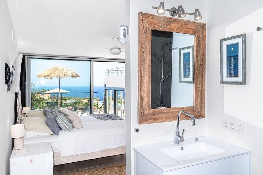 Casa Alba Marina, Bathroom, Holiday Villa Tazacorte, Canary Islands