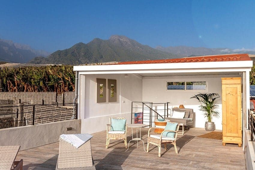 Casa Alba Marina, Roof Terrace, Holiday Villa Tazacorte