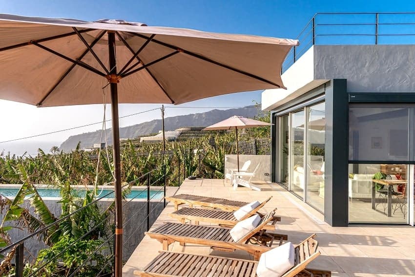 Casa Alba Marina, Terrace, Holiday Villa Tazacorte