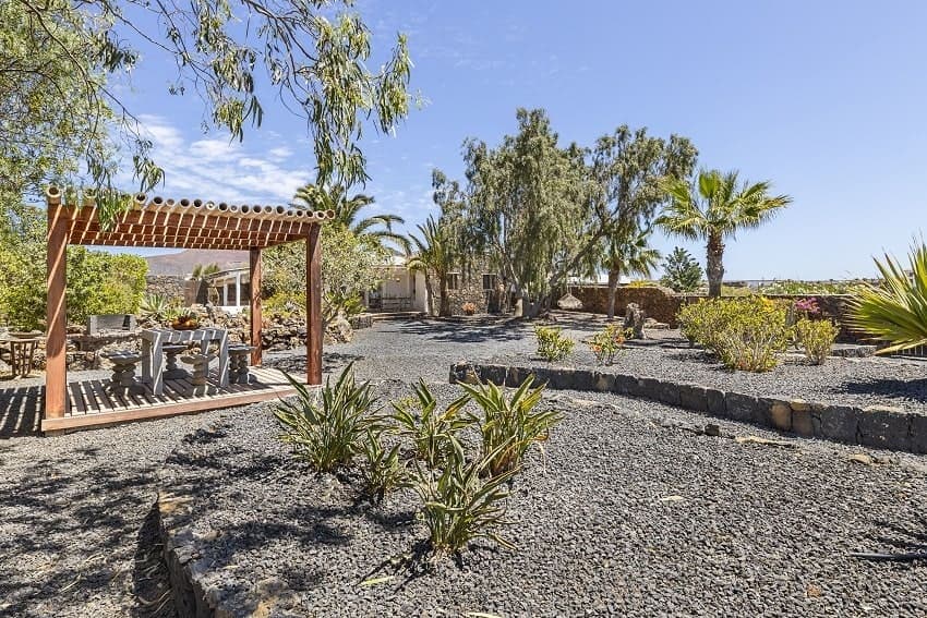 Casa Brixio, Garten, Ferienhaus Fuerteventura mit Pool