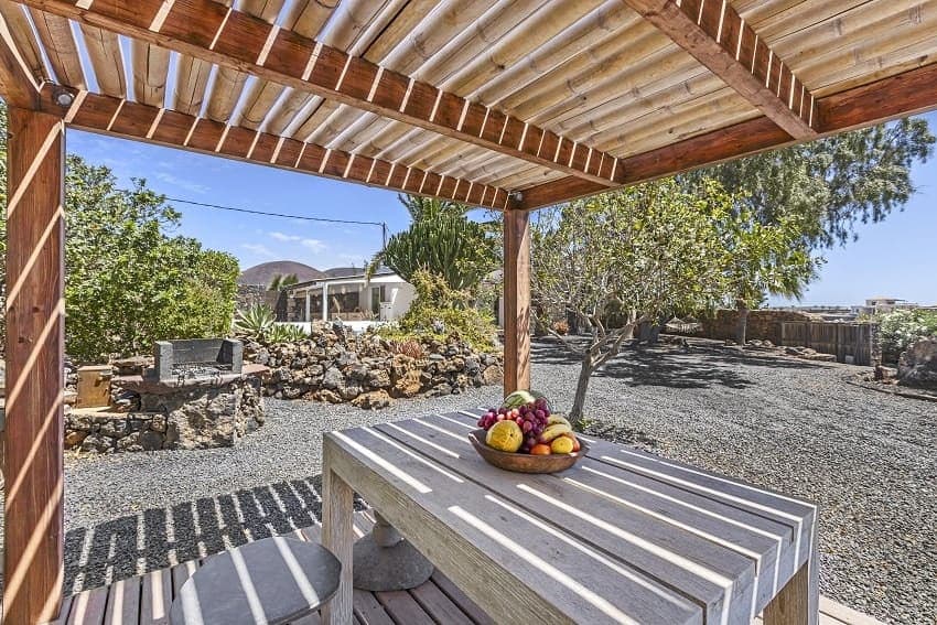 Casa Brixio, Grillbereich, Ferienhaus Fuerteventura mit Pool