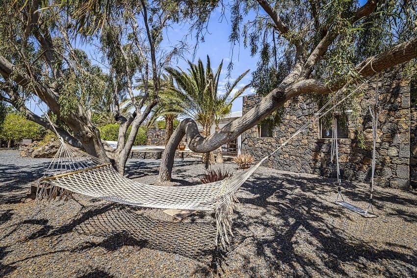 Casa Brixio, Hängematte, Ferienhaus Fuerteventura mit Pool