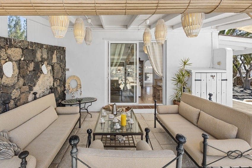 Casa Brixio, Lounge, Ferienhaus Fuerteventura mit Pool