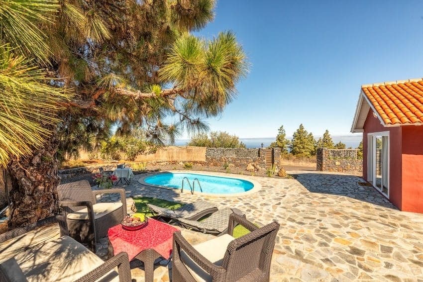 Casa Mesigresi, Sitzecke, La Palma Puntagorda Ferienhaus