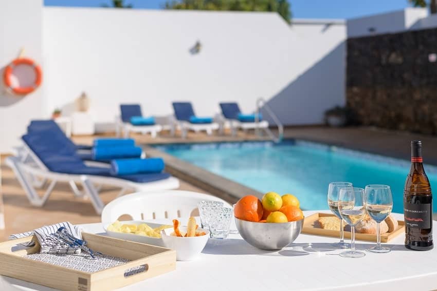 Casa Vista Mar, Villa Playa Blanca con Piscina