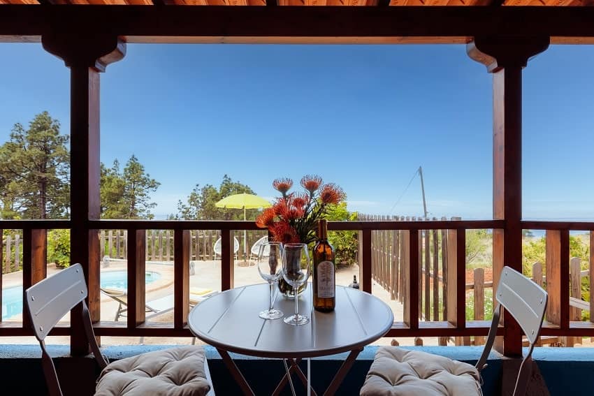 Casita de Juan, Ausblick, Haus mieten La Palma