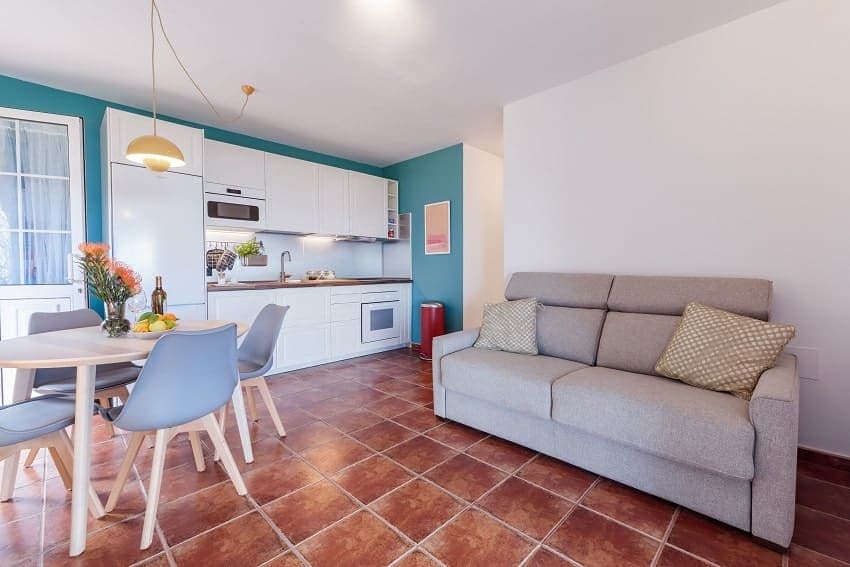 Casita de Juan, Wohnbereich, Ferienhaus Puntagorda