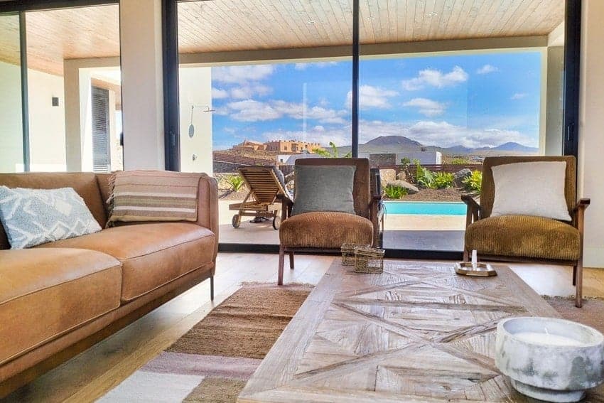 Sofá, Villa Sumendi, Villa Lajares Fuerteventura