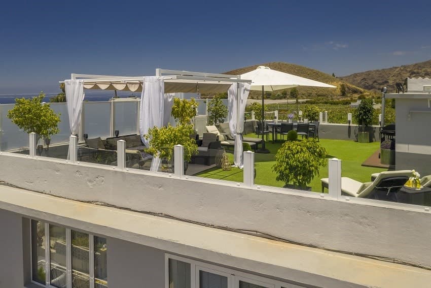 Dachterrasse, Villa Montserrat, Haus auf La Palma mieten