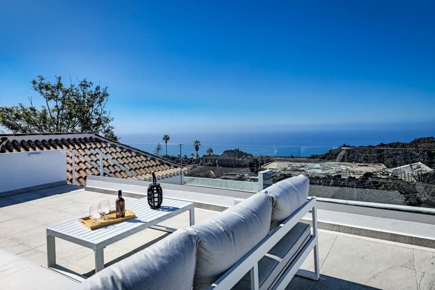 Roof Terrace, Villa Veni, Holiday Villa La Palma, Tazacorte