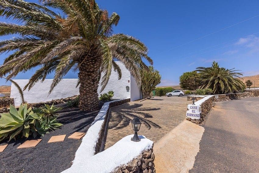 Einfahrt, Casa El Barranco, Finca Lanzarote mieten