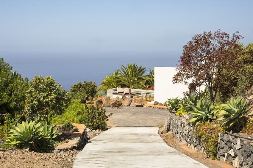 Einfahrt, Villa SkyView, Villa La Punta mit Pool, La Palma