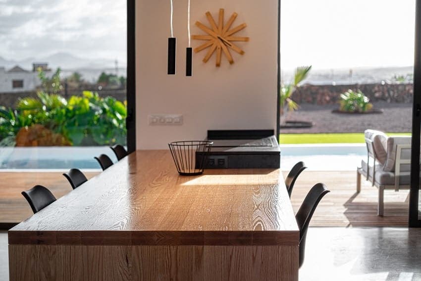 Dining Table, Casa L, Vacation Rentals in Fuerteventura