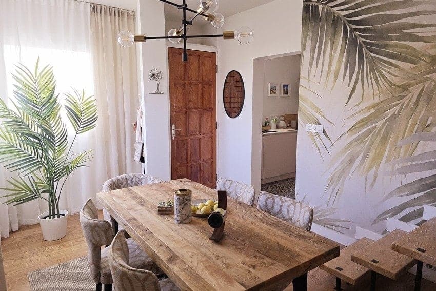 Mesa de Comedor, Casa La Margarita, Casa Vacacional Tazacorte, La Palma