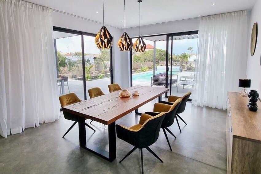 Mesa de Comedor, Casa Nido, Casa Rural con Piscina Lajares, Fuerteventura