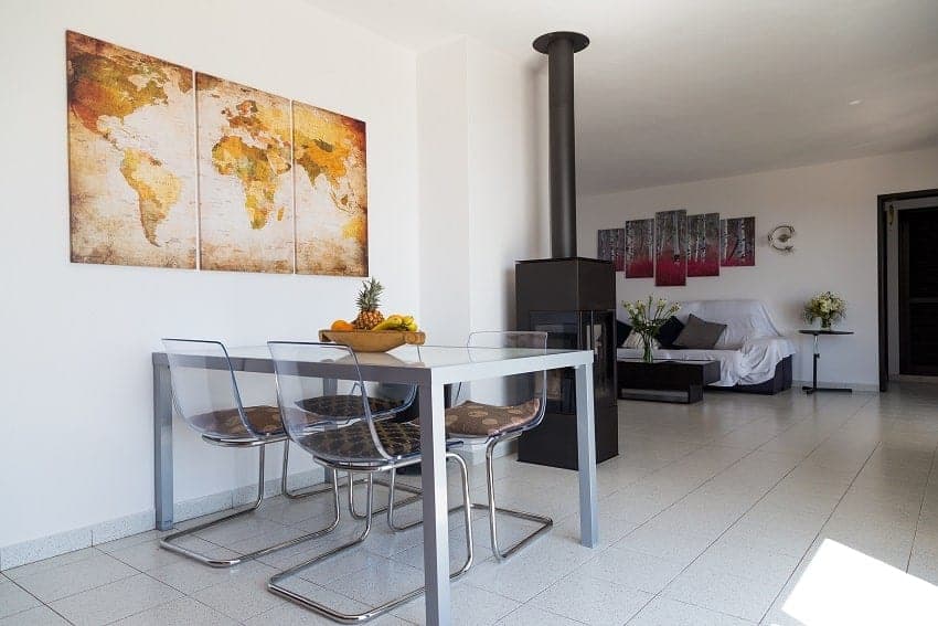 Esstisch, Casa Puesta del Sol, Ferienhaus El Paso La Palma