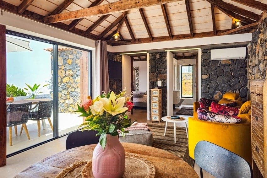 Esstisch, Casa de Ensueño, Luxus Ferienhaus La Palma