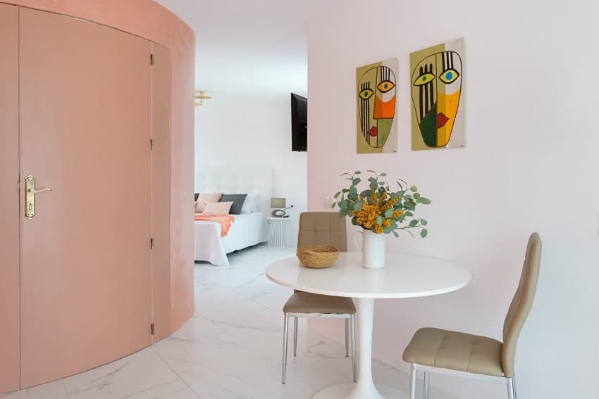 Mesa de Comedor, Suite Pool Deluxe, Apartamento en Lanzarote