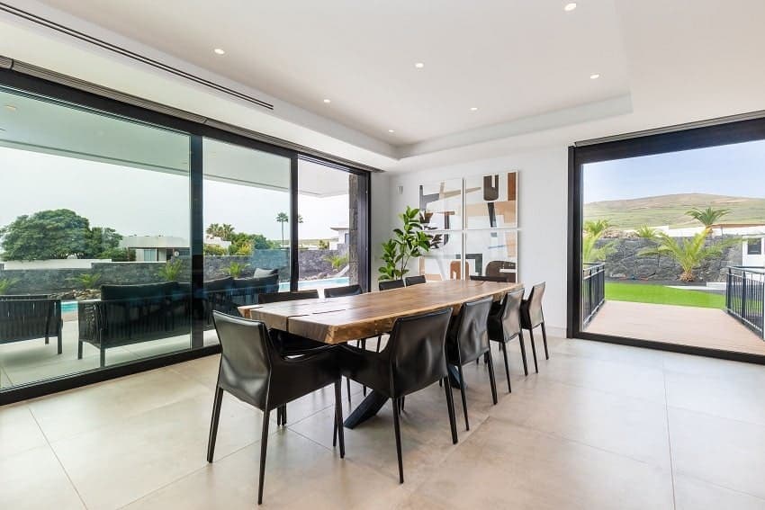 Esstisch, Villa Bamanija, Luxus Villa Lanzarote