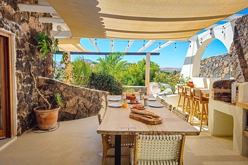 Dining Table, Villa Deleite, Villa Fuerteventura