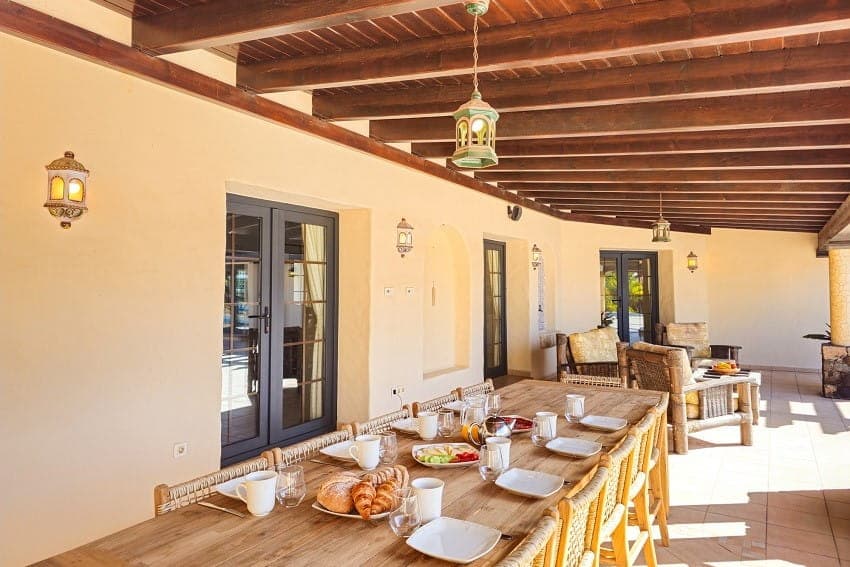 Dining Table, Villa Ellanoor, Villa with Pool Fuerteventura Dining Table, Villa Ellanoor, Villa with Pool Fuerteventura