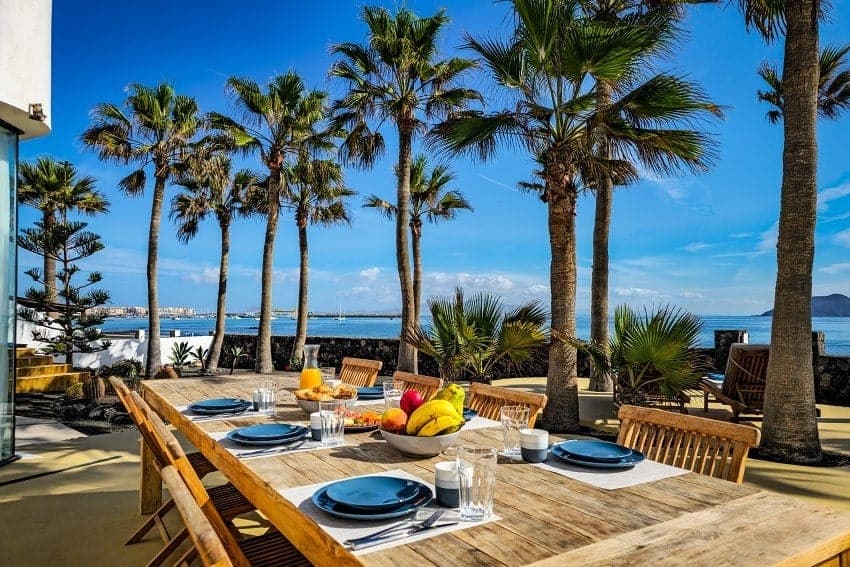 Esstisch, Villa Luma, Villa Corralejo, Fuerteventura