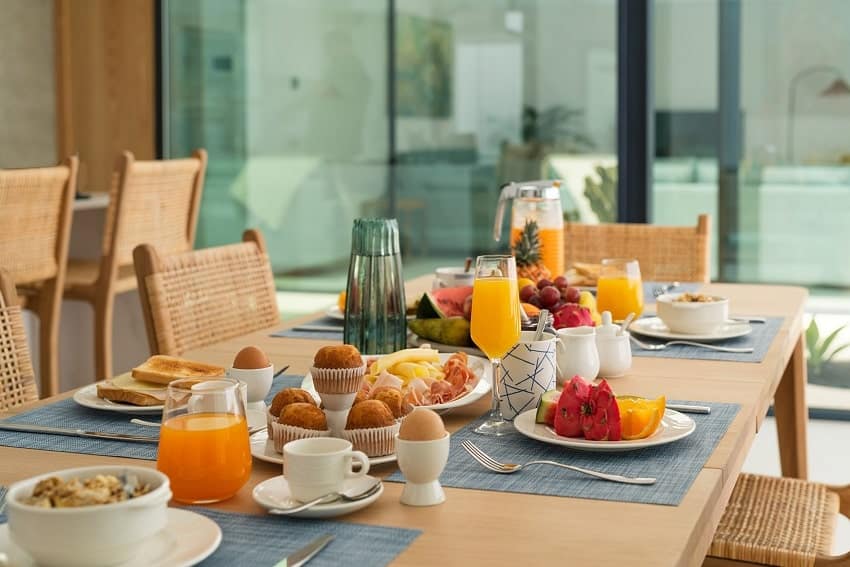 Mesa de Comedor, Villa Taboire A, Alquiler Casa Lanzarote Vacaciones