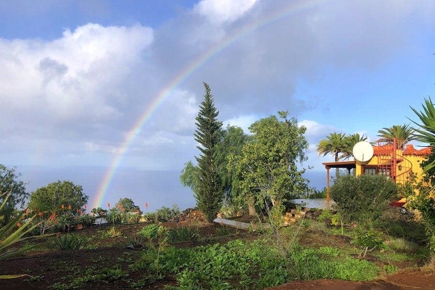 Jardín, Casa Caracol, Casa Rural en La Palma Canarias