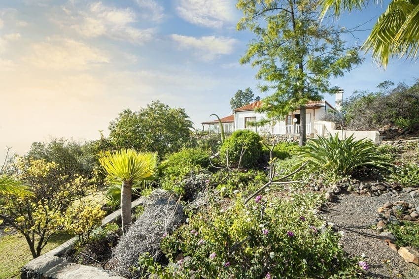 Garden, Country House Tijarafe, Family Villa La Palma