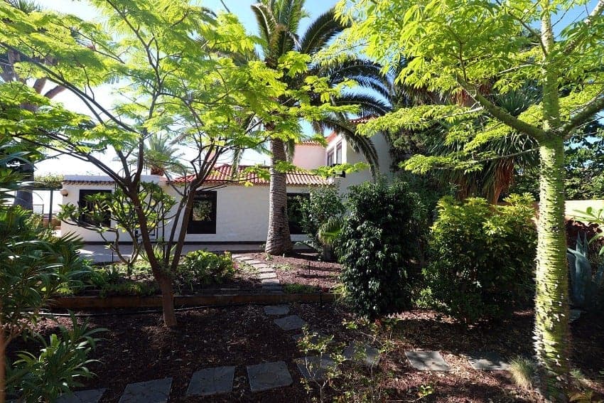 Garten, Villa Escondida, Ferienhaus Breña Baja