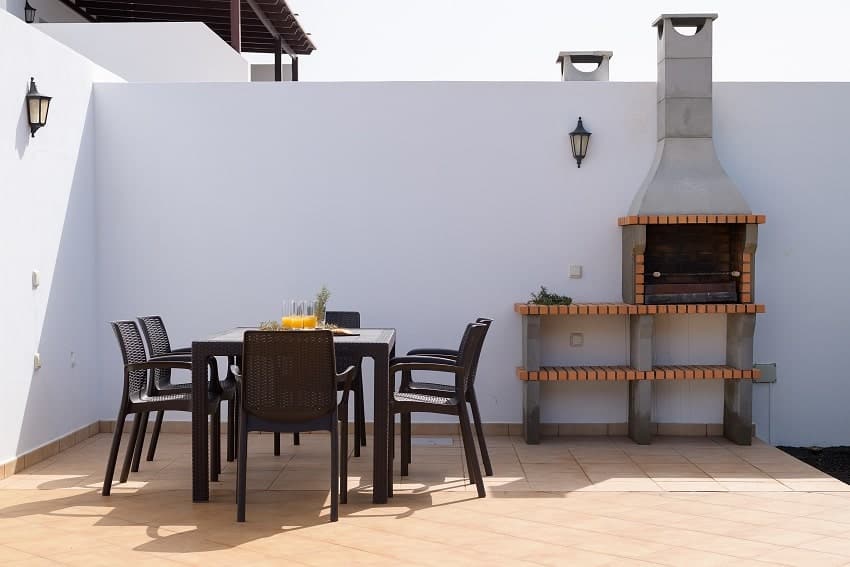 Barbacoa, Casa Vista Lobos, Vivienda Vacacional Playa Blanca