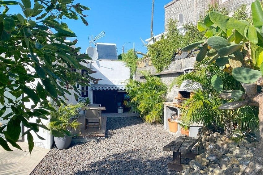 Grillbereich, Casa El Guinche, Haus mieten La Palma Kanaren