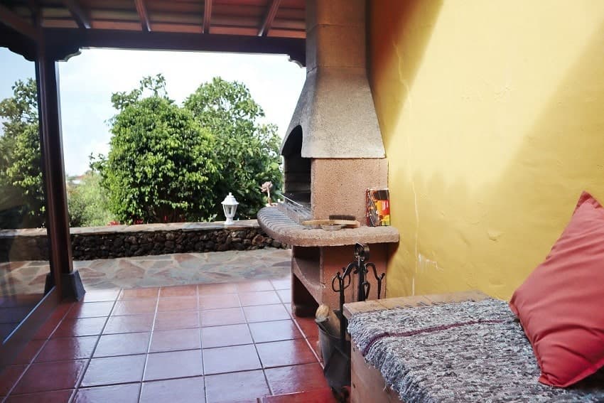 Barbecue Area, Casa Herminia, Holiday House with Pool Puntagorda