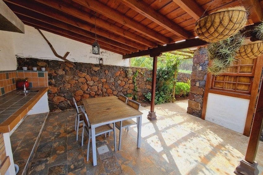 Barbacoa, Casa Huli, Alquiler Casa Rural en La Palma