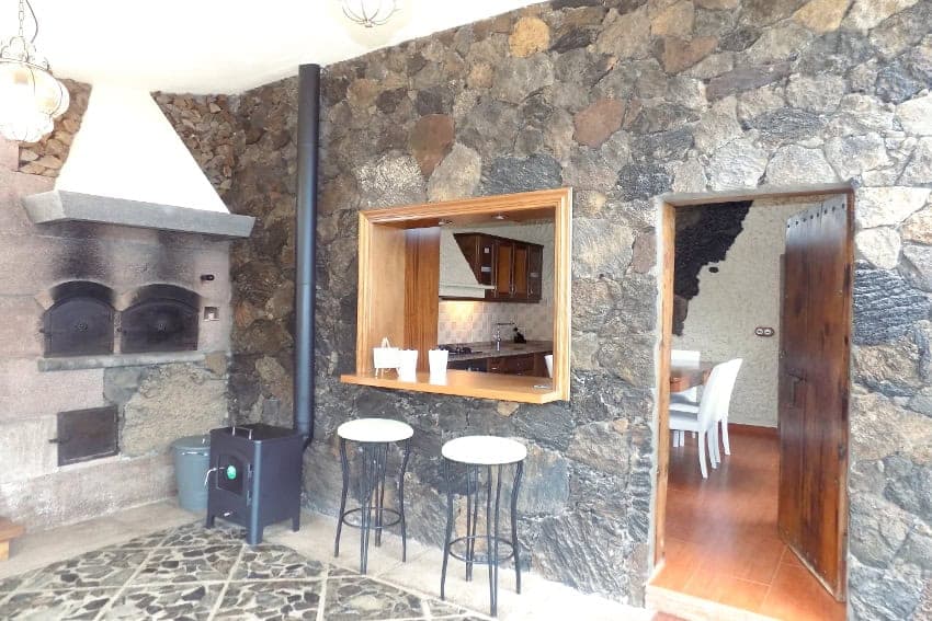 Wood Stove, Casa Florida 1, Vacation Home El Hierro